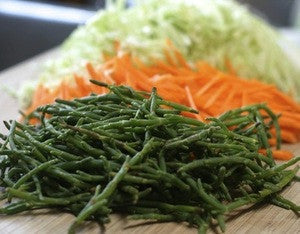 Fermented Samphire with Cabbage &amp; Carrots - Kraut Source