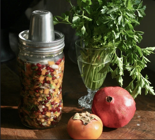 Fermented Persimmons & Pomegranate Relish - Kraut Source